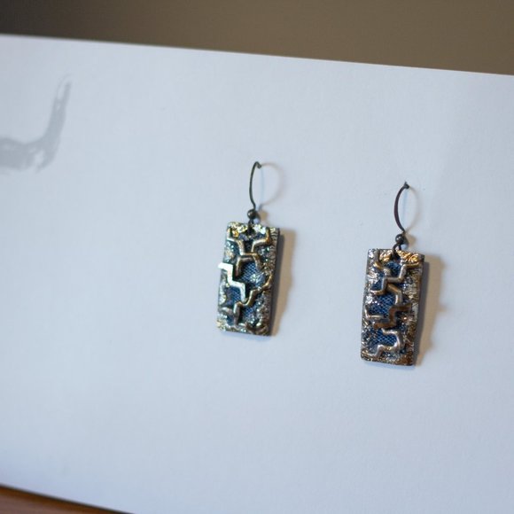 ✨ 3/$15✨ Handmade Earrings from Recycled Materials - Picture 4 of 4